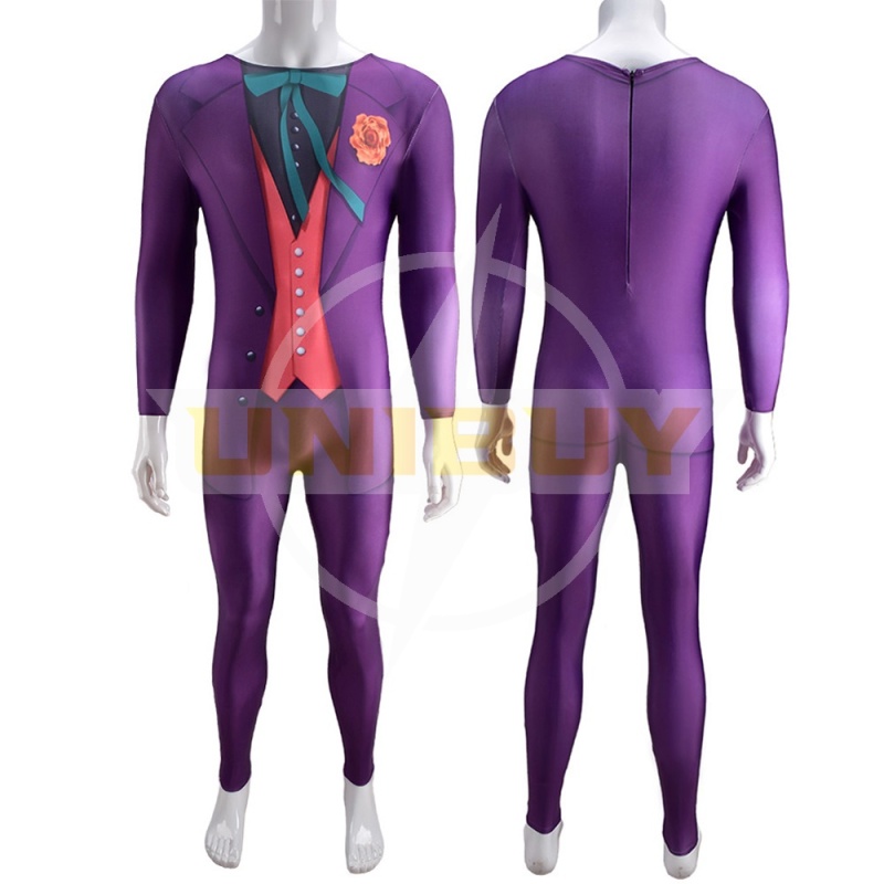 The Joker Costume Cosplay Jumpsuit Bodysuit Unibuy
