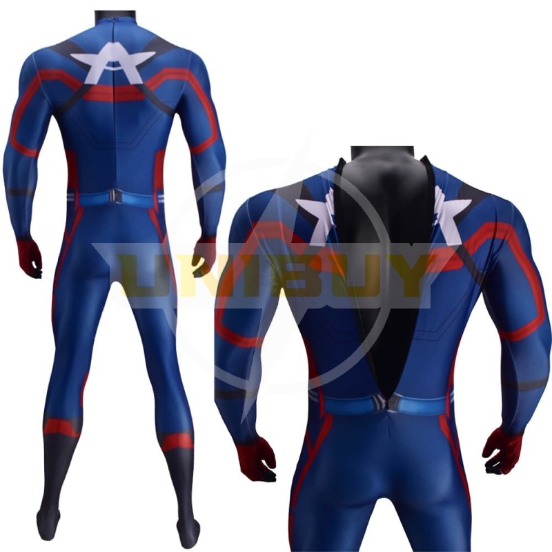 Captain America U.S. Agent Costume Cosplay The Falcon and the Winter Soldier Jumpsuit Bodysuit Unibuy