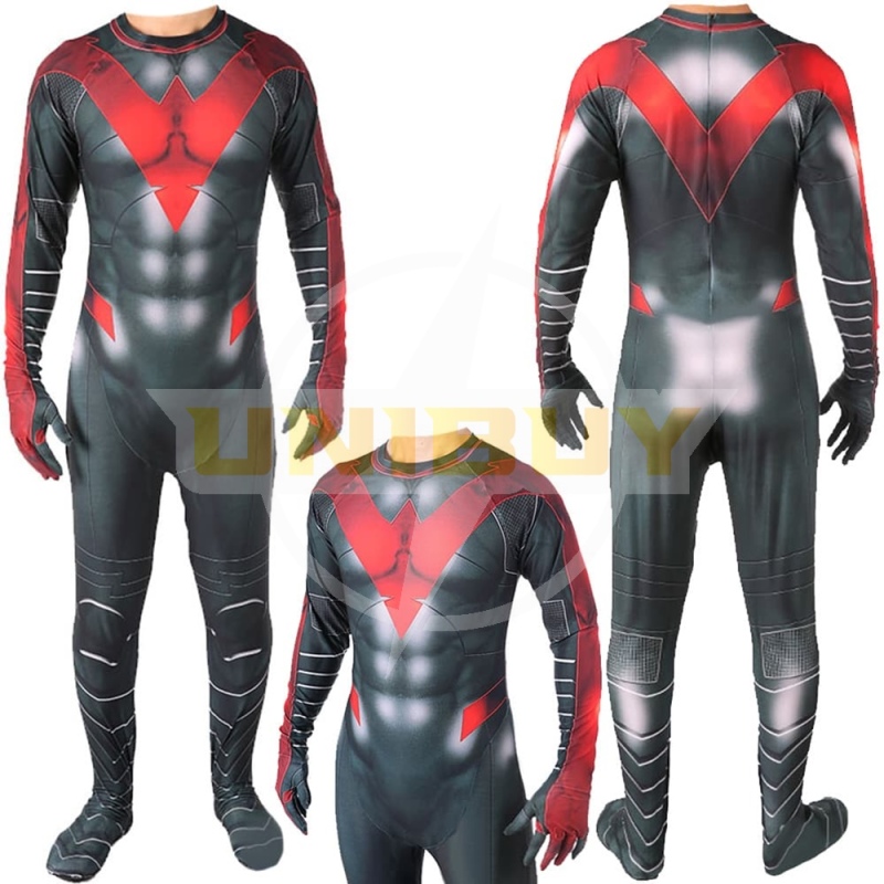 Dawn of Injustice Nightwing Costume Cosplay Jumpsuit For Kids Adults Unibuy