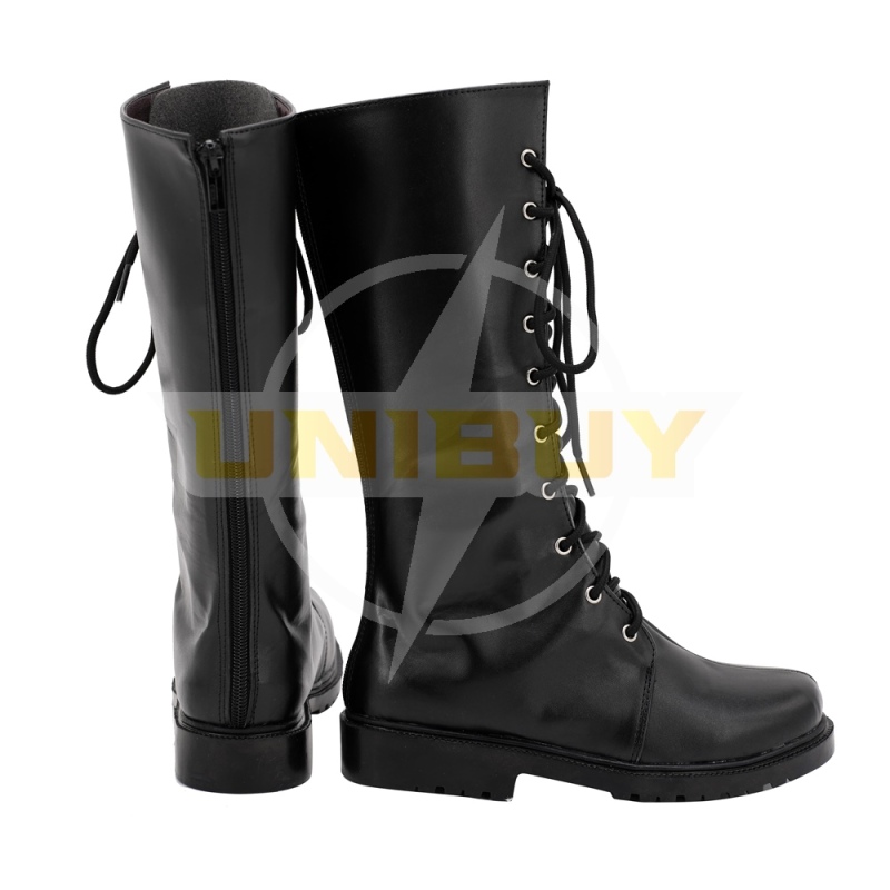 Harley Quinn Shoes Cosplay The Suicide Squad Black Boots Unibuy