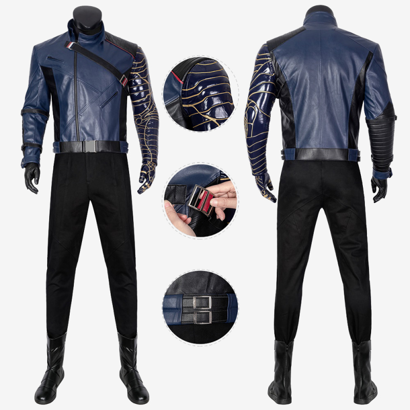 The Falcon and the Winter Soldier Costume Cosplay Suit Bucky Barnes Ver 1 Unibuy