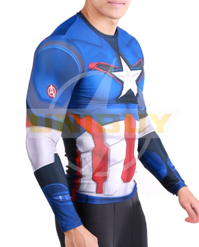 Captain America Costume Cosplay Avengers Endgame Suit For Kids Adult Unibuy