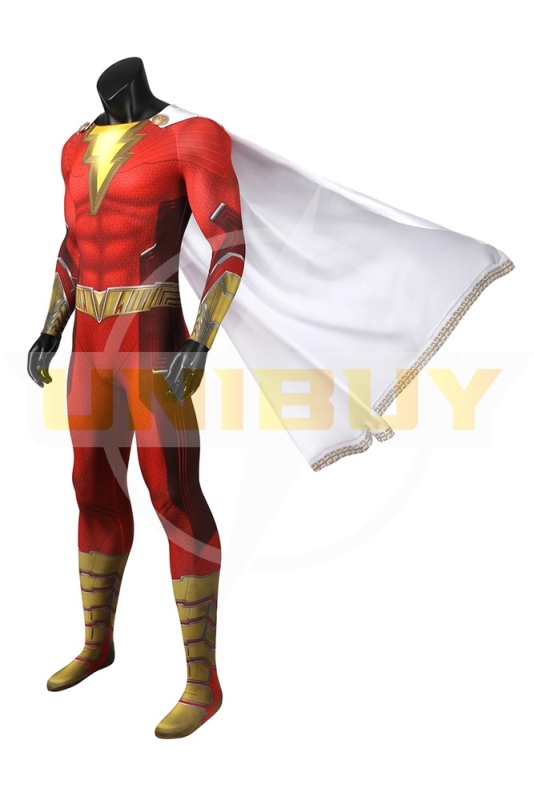 Shazam Fury of the Gods Costume Cosplay Bodysuit Billy Batson Ver 1 Unibuy