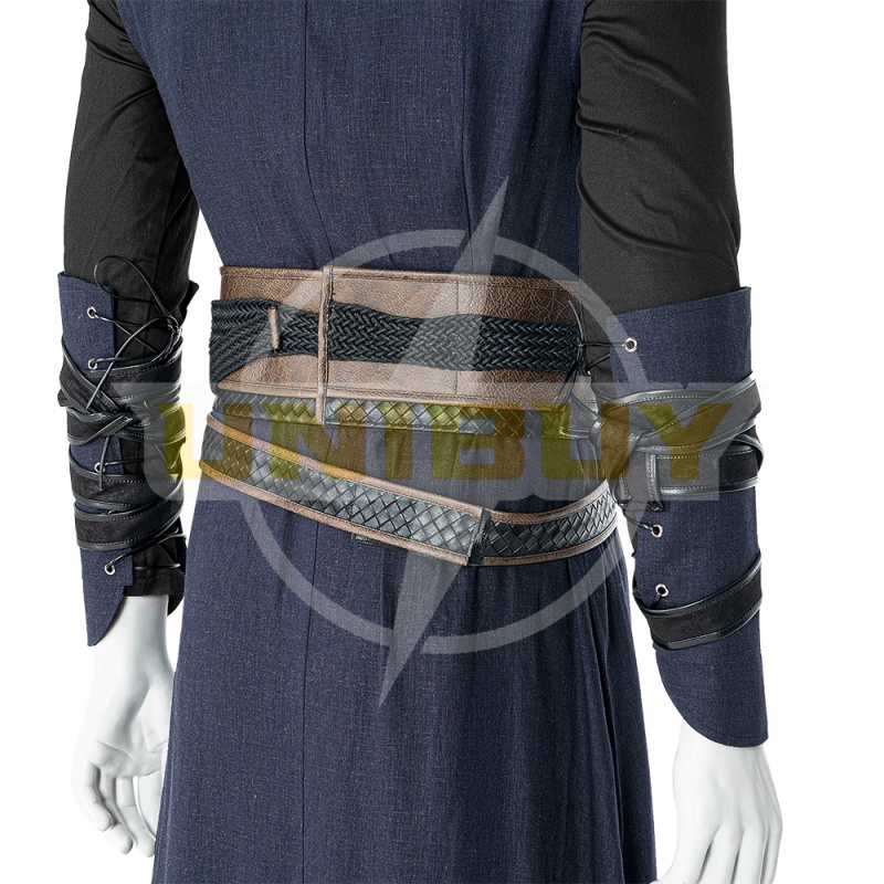 Evil Doctor Strange Costume Cosplay Suit in the Multiverse of Madness Blue Ver Unibuy