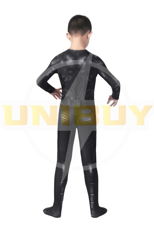 Black Adam Kids Costume Cosplay Suit Teth-Adam Jumpsuit with Cloak Unibuy