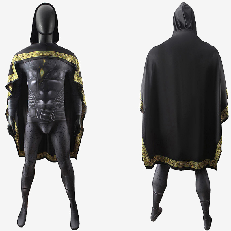 Black Adam Costume Cosplay Suit Teth-Adam For Kids Adult Unibuy