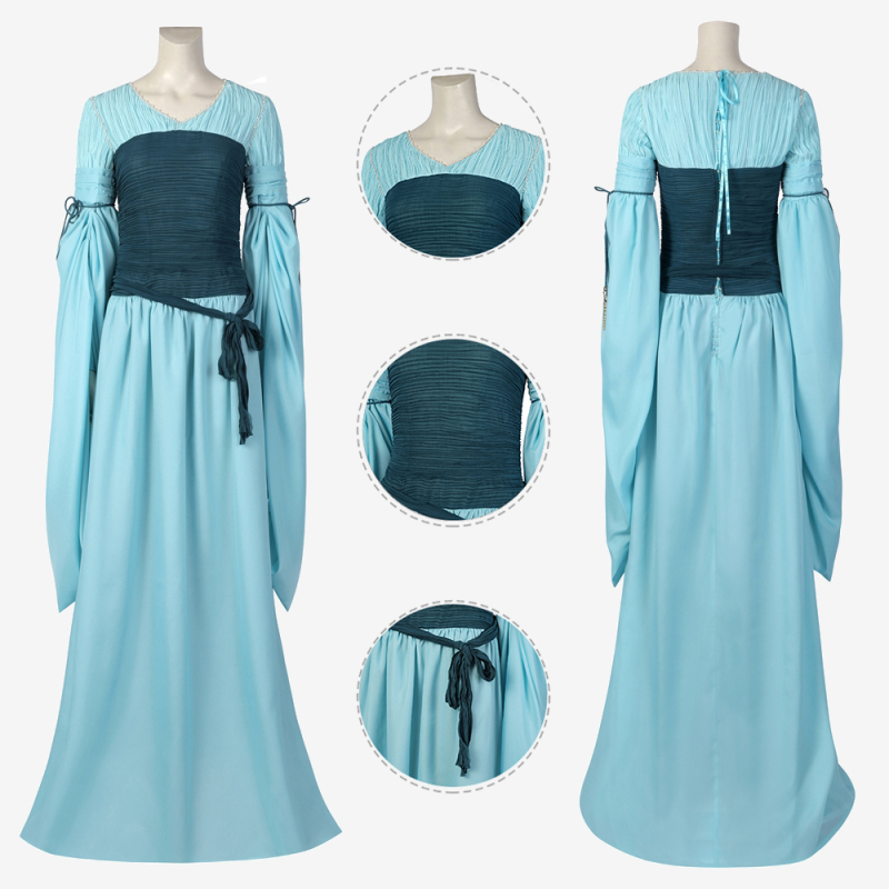 Galadriel Costume Cosplay Suit Dress The Lord of the Rings: The Rings of Power Unibuy