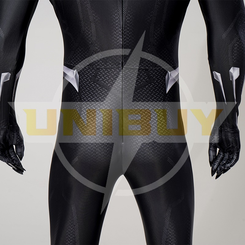 Black Panther T'Challa Costume Cosplay Suit with Mask for Adults Kids Unibuy
