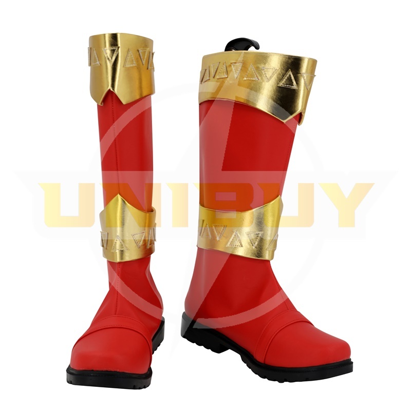 Kishiryu Sentai Ryusoulger Canaro Shoes Cosplay Boots Red Unibuy