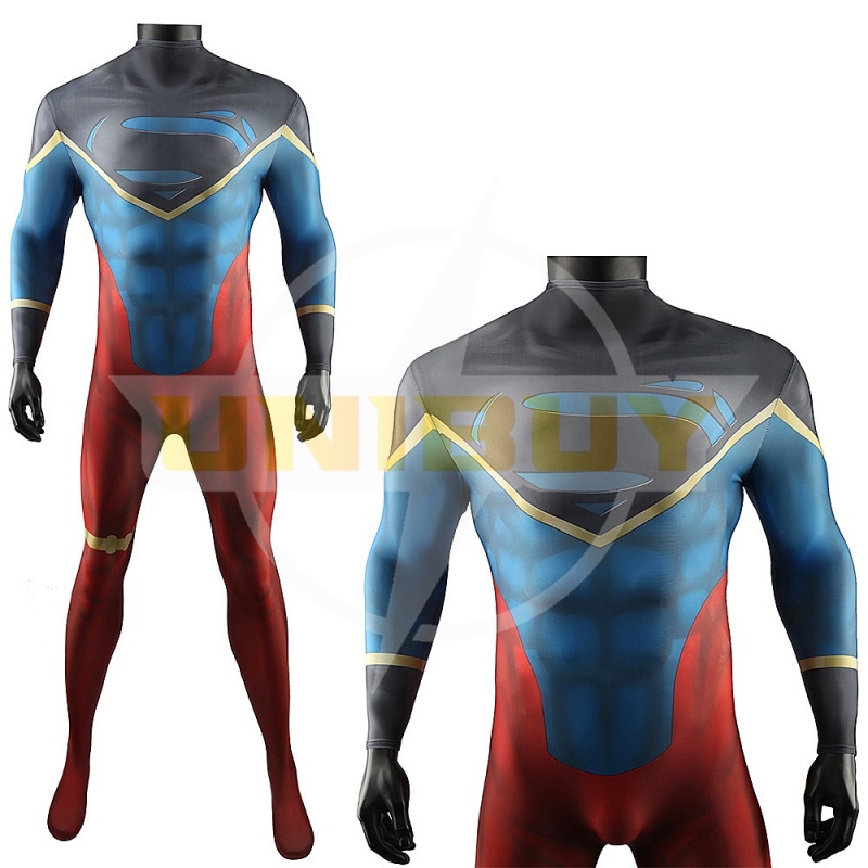 Young Justice Superboy Cosplay Costume Kon-El Bodysuit For Men Kids Unibuy