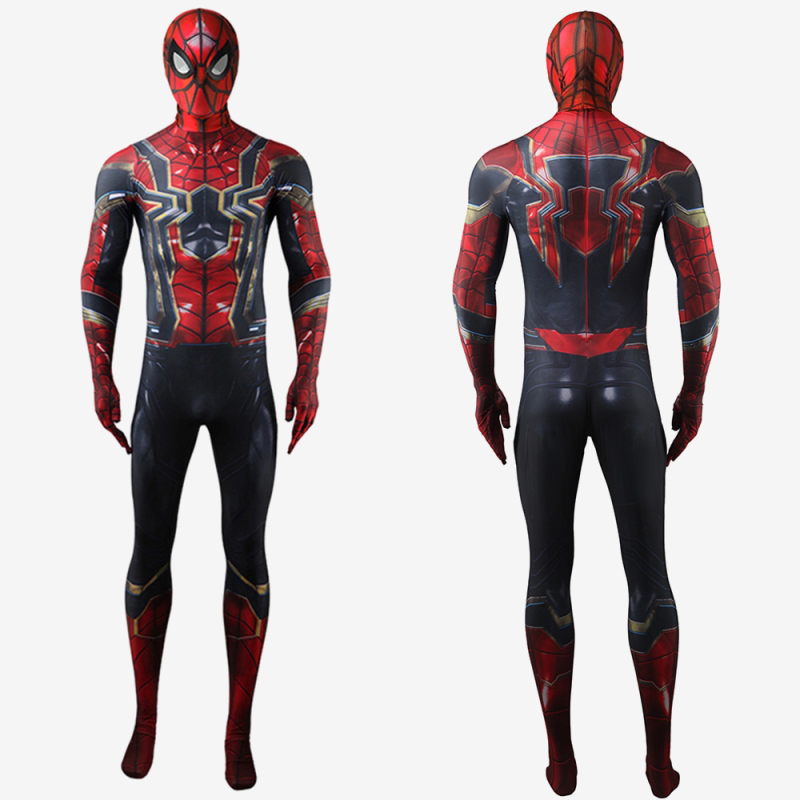 Avengers Infinity War Spider-Man Iron Armor Bodysuit Costume Cosplay For Kids Adult Unibuy
