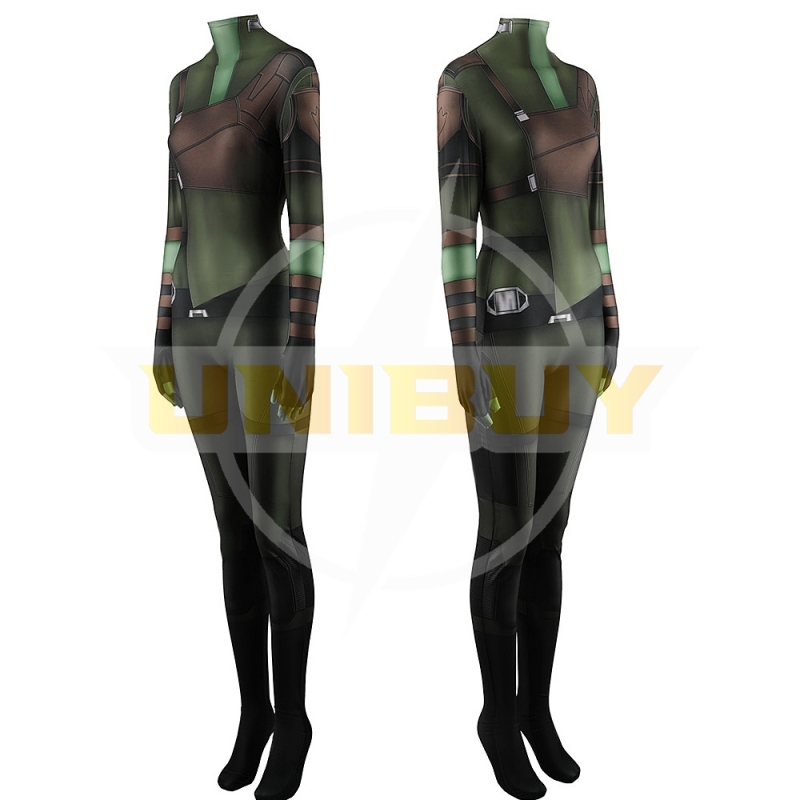 Guardians of the Galaxy 3 Gamora Bodysuit Cosplay Costume For Kids Adult Unibuy