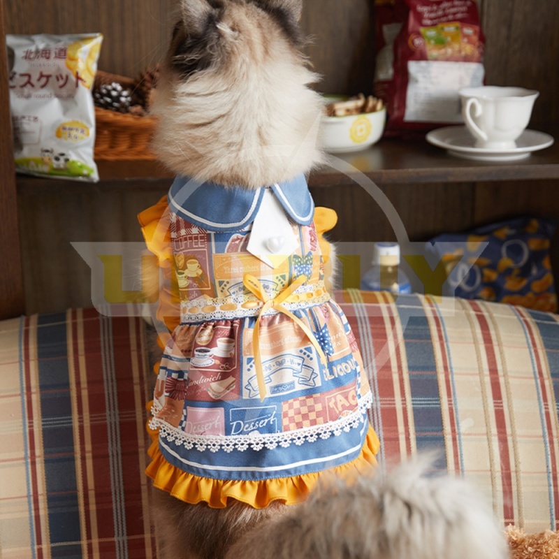 Waitress Waiter Pet Clothes Costume Cosplay Puppy Cat Big Dog Unibuy