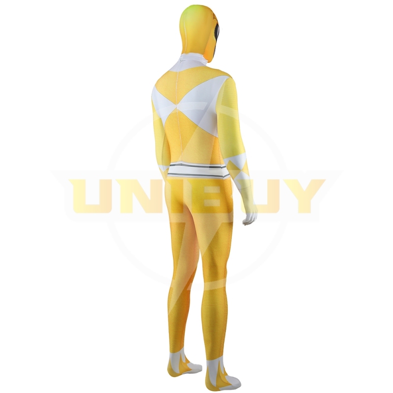 Mighty Morphin Power Yellow Rangers Bodysuit For Kids Adult Unibuy