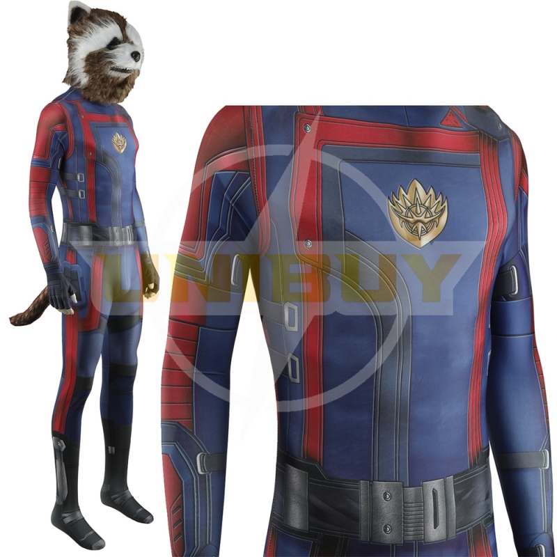 Guardians of the Galaxy 3 Rocky Bodysuit Cosplay Costume For Kids Adult Unibuy