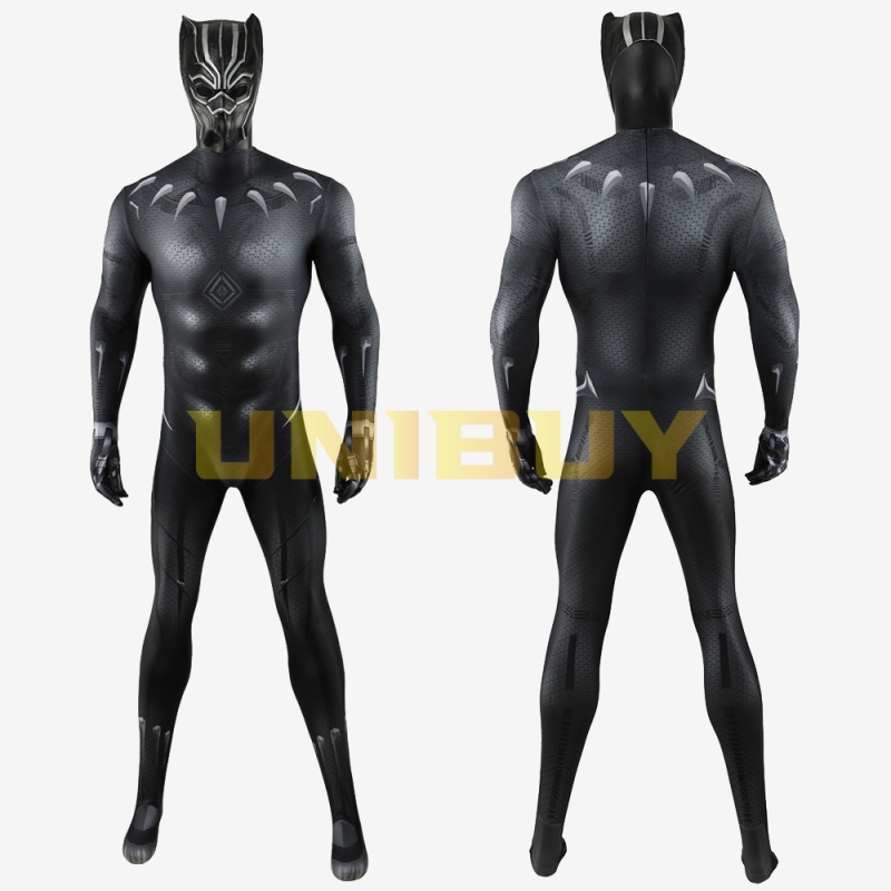 Black Panther Suit Cosplay Costume Wakanda Forever Jumpsuit For Kids Adult Unibuy