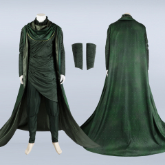 Loki Season 2 Costume Cosplay Suit with Cloak Unibuyplus