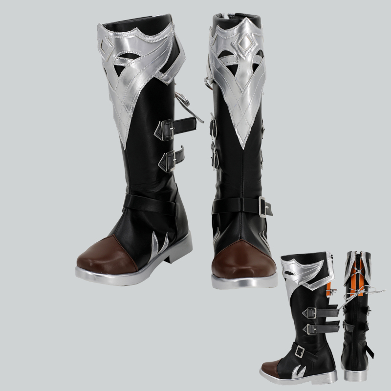 Genshin Impact Diluc Shoes Cosplay Men Boots Red Dead of Night Ver.3 Unibuy