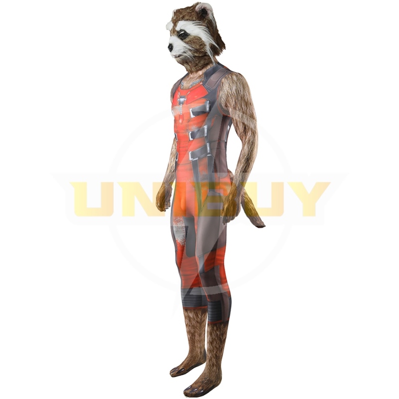 Guardians of the Galaxy 3 Rocky Bodysuit Cosplay Costume With Mask For Kids Adult Unibuy