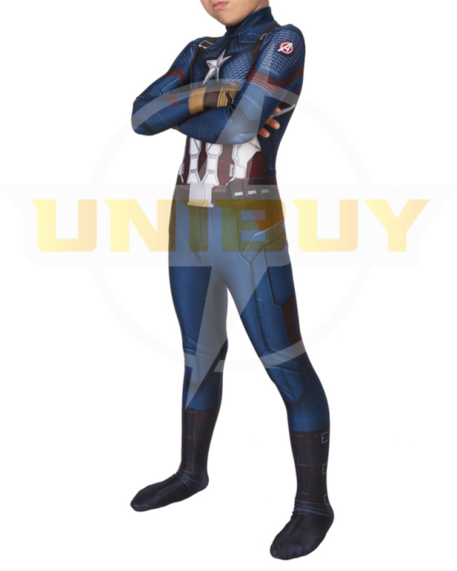 Captain America Costume Cosplay Suit Kids Steve Rogers Avengers Endgame Unibuy