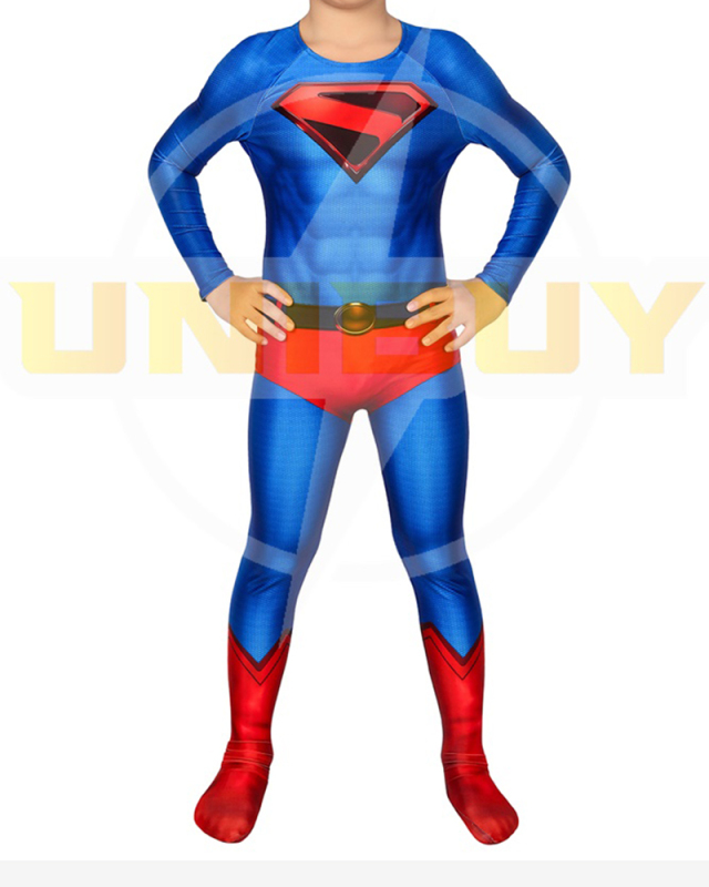 Superman Costume Cosplay Suit Kids Clark Kent Crisis on Infinite Earths Unibuy