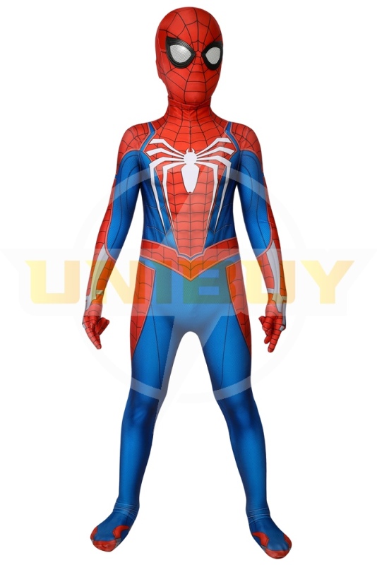 Spider-Man PS4 Kids Costume Cosplay Suit Peter Parker Bodysuit Unibuy