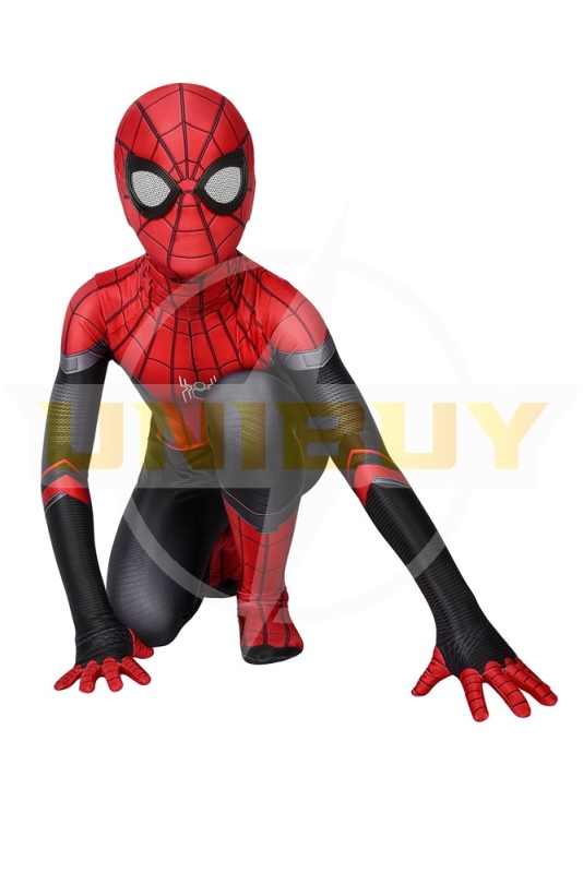 Spider Man Costume Cosplay Suit Kids Peter Parker Spider Man: Far From Home Unibuy