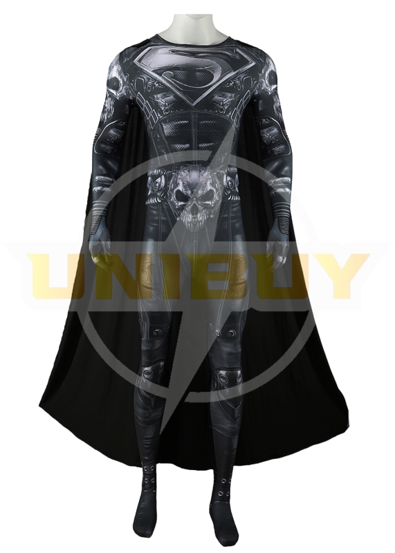 Dark Nights: Death Metal Superman Bodysuit Costume Cosplay For Kids Adult Black Ver. Unibuy
