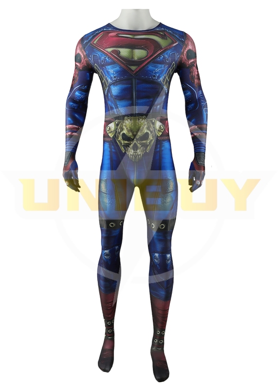 Dark Nights: Death Metal Superman Bodysuit Costume Cosplay For Kids Adult Unibuy
