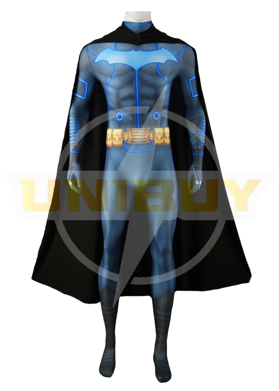 The Batman Mobius Chair Bodysuit Cosplay Costume with Cloak For Kids Adult Unibuy
