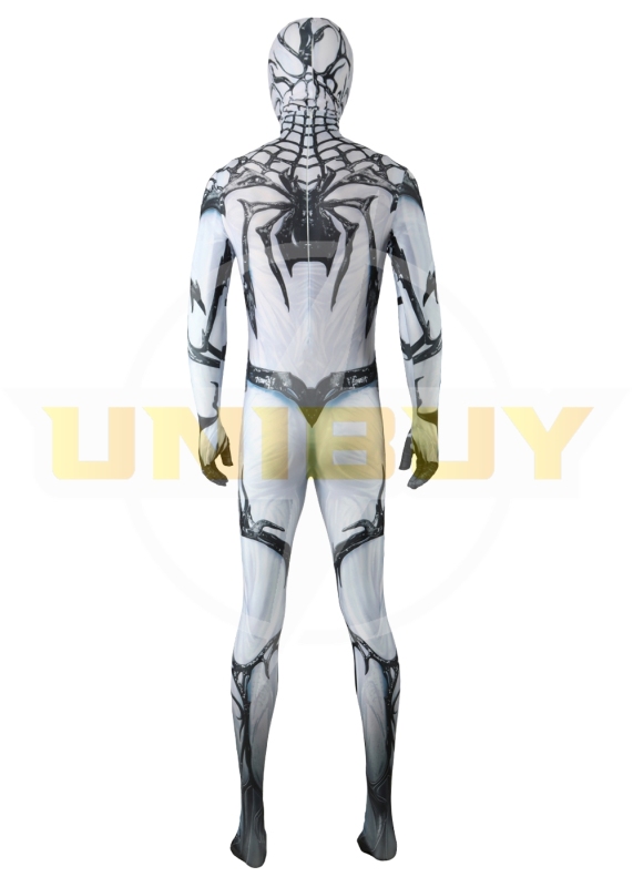 Marvel's Spider-Man 2 Venom Cosplay Costume Suit For Kids Adult White Ver. Unibuyplus