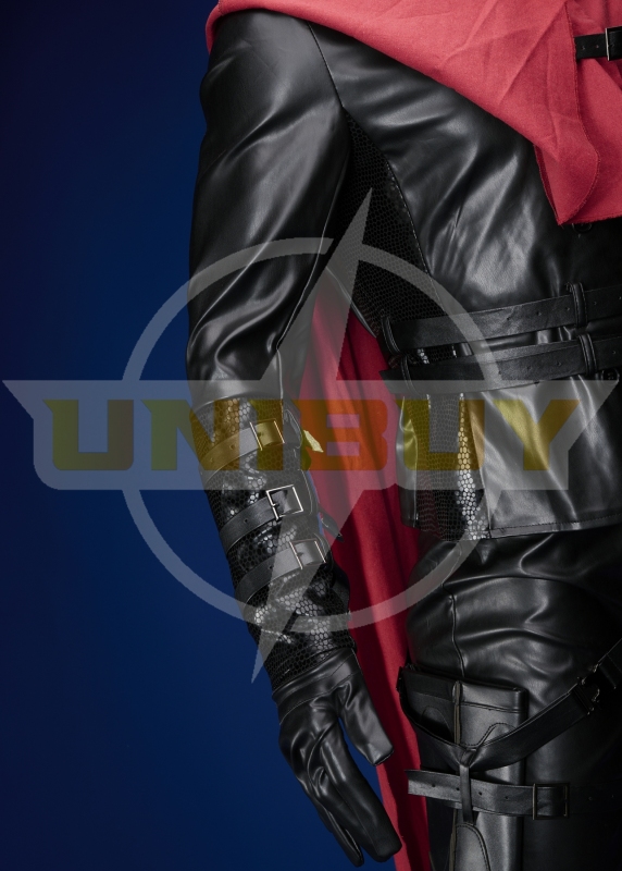 Final Fantasy 7 Rebirth Vincent Valentine Costume Cosplay Suit with Cloak Unibuyplus
