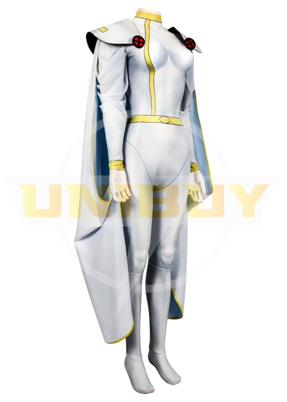 X-Men 97 Storm Bodysuit Costume Cosplay Suit with Cloak Ororo Munroe Unibuyplus