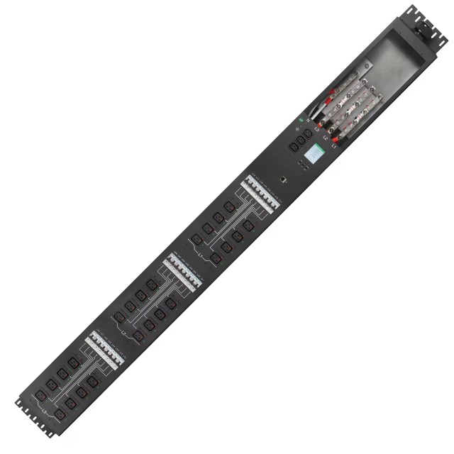 140A 3phase 24way C19 socket lock metered pdu 100KW 240V/415V