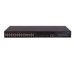 24-Port Gigabit PoE+ Switch with 4 SFP+ 10G Uplinks | SNMP & QoS | S5560S-28S-PWR-EI