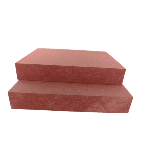 Fire Retardant Mdf Red Middle Density Wood Fiber Board For Fire Resistant Brick Wall Panel