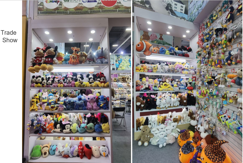 Custom Plush Toy Showroom Display and Merchandise Collection