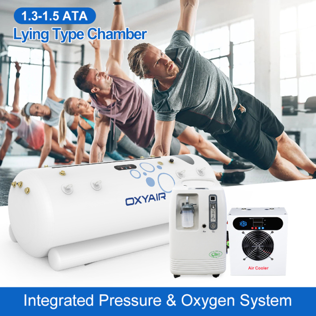 Best Commercial Soft Lying 1.5ATA Hyperbaric Oxygen Chamber - with Optional Air Cooler