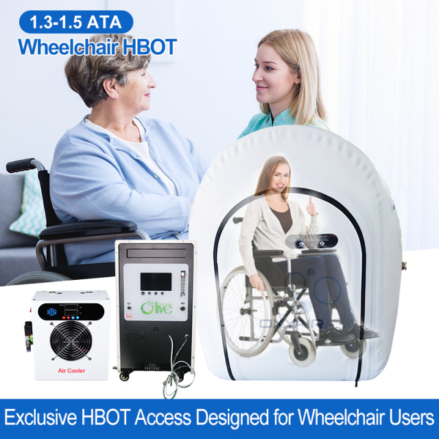 Wheelchair HBOT System Hyperbaric Oxygen Chamber Portable Wheelchair Sitting Oxygen Chamber
