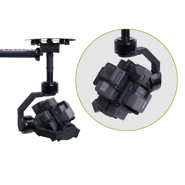 Lesmo 360VR Stabilizer Gimbal Intergrated With Rig For Aerial Filming