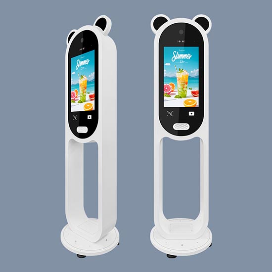 interactive fitness kiosk