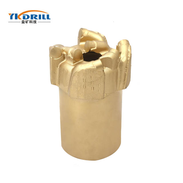 PDC cutter round shape external thread M14x1.5 coal mine drill bit for roof bolter