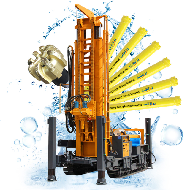YK-800 crawler water well drilling rig