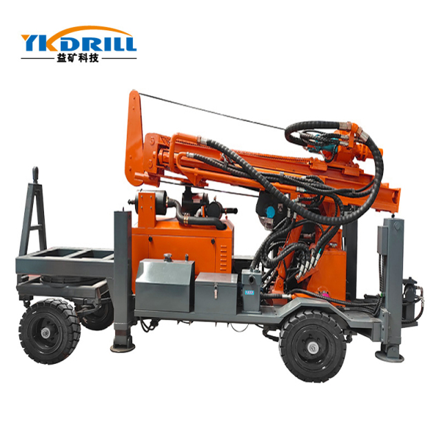 Yk-260 Type Trailer Rotary Table Drilling Rig Water Well Drilling Rig by Mud Pump by Air Compressor