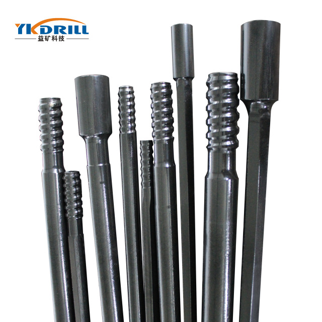 R25/R32/T38/T45/T51/T60 threaded drill rod speed rod MF rock drill rod