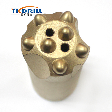 32mm×7×7 teeth copper sleeve Thread Rock Drill bit