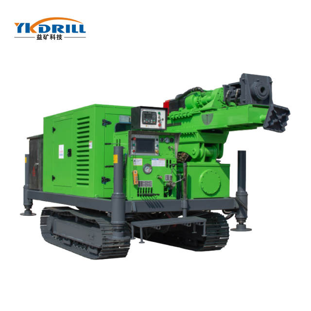 ZY-600 fully hydraulic core drilling rig 0-90 degree range drilling Yuchai/Weichai turbocharged engine