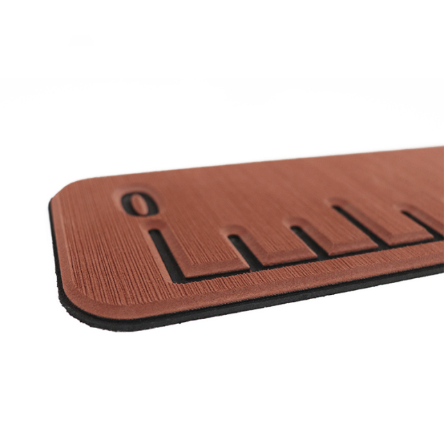 PE/EVA Foam Fish Ruler - Dark Brown Over Black