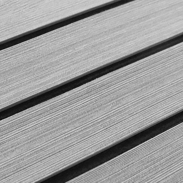 Melors Light Gray Top Black Lines Diamond Flooring for DIY boat floor