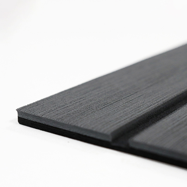 Melors Customized Thickness Dark Gray Over Black EVA High Density Foam Material Sheet